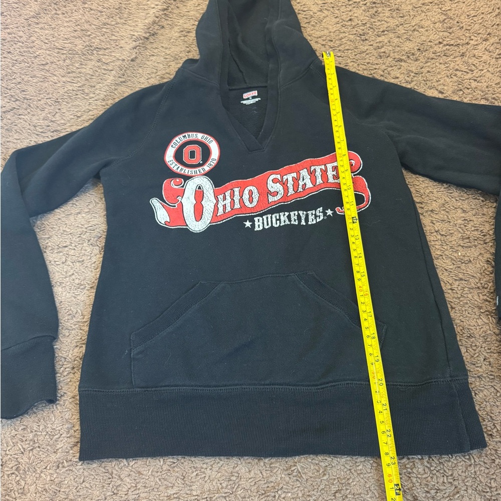 2 FOR $20 Soffe Ohio State Women’s Black Hoodie Sweatshirt OSU S Small - Picture 3 of 5